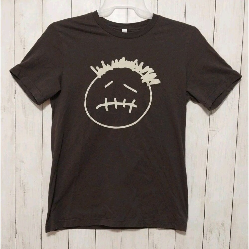 Travis Scott Cactus Jack T-Shirt Mens Medium Brown Graphic Tee